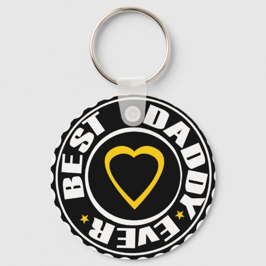 最高のパパ キーホルダー (正面)