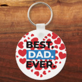 最高のパパ キーホルダー (正面)