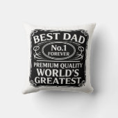 最高のパパ クッション (裏面)