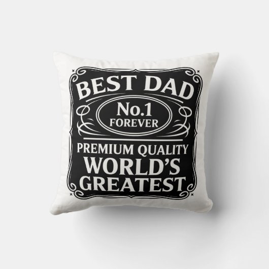 最高のパパ クッション (裏面)