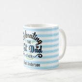 最高のパパ コーヒーマグカップ (正面右)