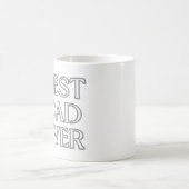 最高のパパ コーヒーマグカップ (中央)