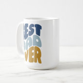 最高のパパ コーヒーマグカップ (正面左)