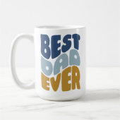 最高のパパ コーヒーマグカップ (左)