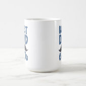 最高のパパ コーヒーマグカップ (中央)