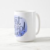 最高のパパ コーヒーマグカップ (正面右)