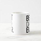 最高のパパ コーヒーマグカップ (中央)