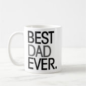 最高のパパ コーヒーマグカップ (左)