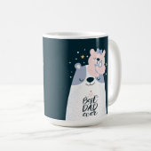 最高のパパ コーヒーマグカップ (正面右)