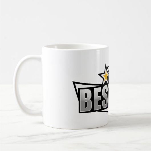 最高のパパ コーヒーマグカップ (左)