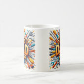 最高のパパ コーヒーマグカップ (中央)