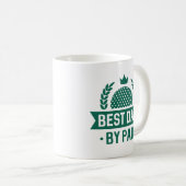 最高のパパ コーヒーマグカップ (正面右)