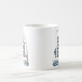 最高のパパ コーヒーマグカップ (中央)