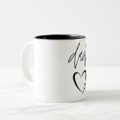 最高のパパ・コーヒー・マグ |個人用マグ |父 ツートーンマグカップ (正面左)