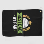 最高のパパ ゴルフタオル (横)