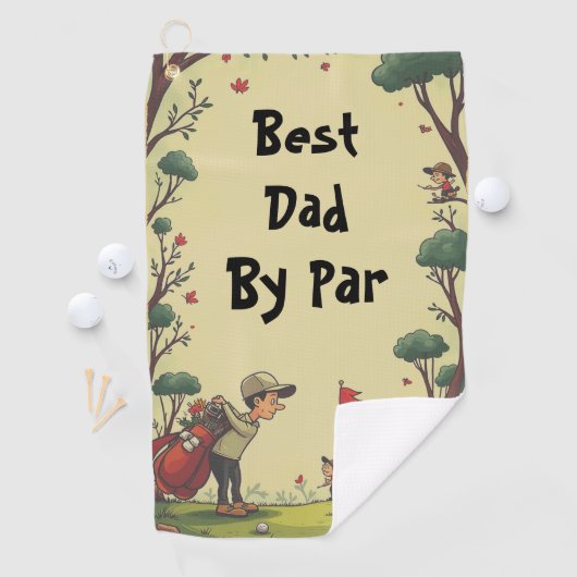 最高のパパ ゴルフタオル (インサイチュ)