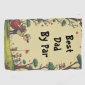 最高のパパ ゴルフタオル (横)