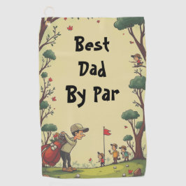 最高のパパ ゴルフタオル