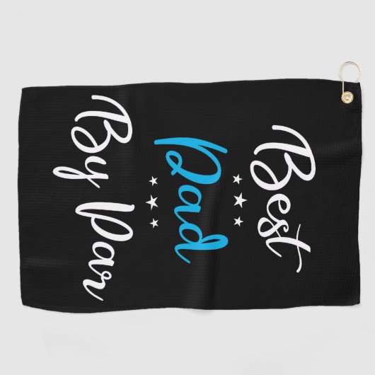 最高のパパ ゴルフタオル (横)