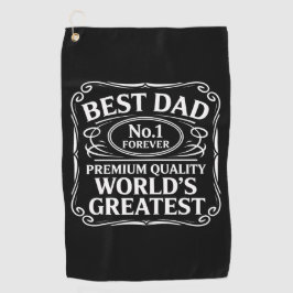 最高のパパ ゴルフタオル