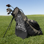 最高のパパ ゴルフタオル (グリーン)