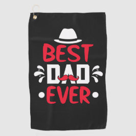 最高のパパ ゴルフタオル