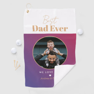 最高のパパ ゴルフタオル