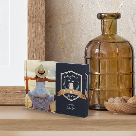 最高のパパ |ゴルフパパ フォトブロック