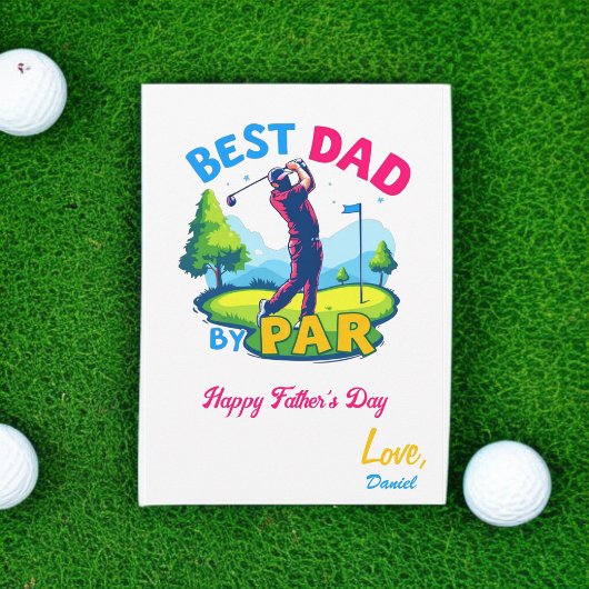 最高のパパ | ゴルフ好きの父の日 カード