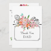 最高のパパ サンキューカード (正面/裏面)