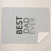 最高のパパ シェルパブランケット (正面(横))