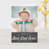 最高のパパ |シャルボード父のデイカード カード (黄色い花)