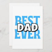 最高のパパ シーズンカード (正面/裏面)