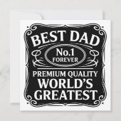 最高のパパ シーズンカード (正面)