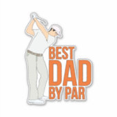 最高のパパ シール (正面)