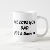 最高のパパ ジャンボコーヒーマグカップ (右)