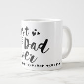 最高のパパ ジャンボコーヒーマグカップ (正面右)