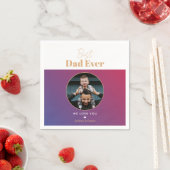 最高のパパ スタンダードカクテルナプキン (インサイチュ)