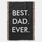 最高のパパ スローブランケット (正面縦)