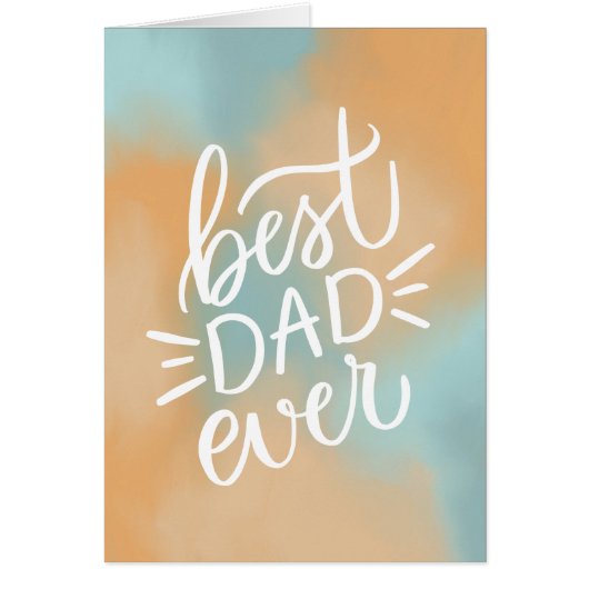 最高のパパ。タイポグラフィ台本ハッピーファーザーの日 (正面)