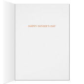 最高のパパ。タイポグラフィ台本ハッピーファーザーの日 (内側 (右))