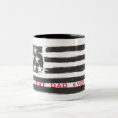 最高のパパ ツートーンマグカップ (中央)