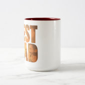 最高のパパ ツートーンマグカップ (中央)