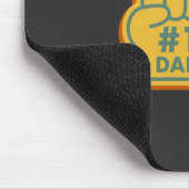 最高のパパ。ディベートなし。引用文マウスパッド マウスパッド (コーナー)