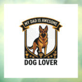 最高のパパ ドイツ牧羊犬 愛犬家 肉球_1 ウィンドウサイン (シート3)