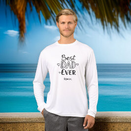 最高のパパ | ドードル・スクリプト父の日の贈り物 トライブレンドＴシャツ