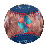 最高のパパ – ネービーブルー 野球ボール (正面)