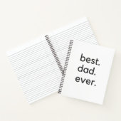 最高のパパ ノートブック (内部)