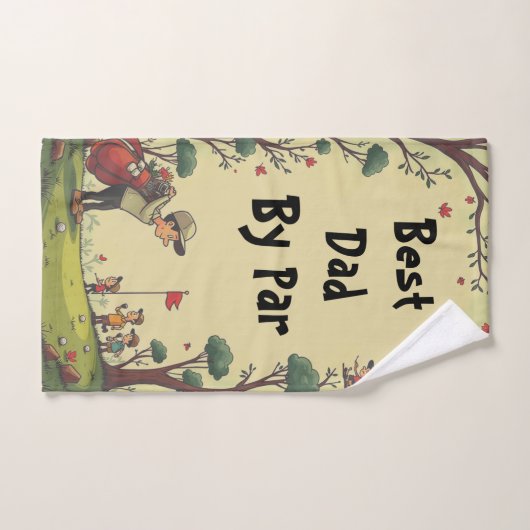 最高のパパ ハンドタオル (ハンドタオル)