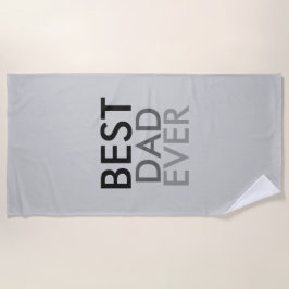最高のパパ ビーチタオル